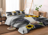 Bouquet Solenne Bloomscape Quilt / Doona / Duvet Cover set V745-AQ044126Q3