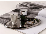 Silver Plated Ceramic Tray Set Minimalist Luxury Decorative Organizer for V1107-CS-DYTCSNP