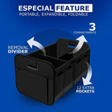 1 Car Trunk Automotive Storage, Reinforced Handle, Foldable Multi-Compartment Car V1232-HBXSNX004