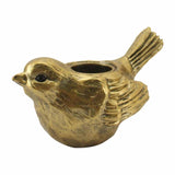 Anique Gold Bird Tealight Candleholder 11cm V637-19715BRD