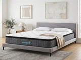 Queen Euro Top Pocket Spring Mattress Motion Isolation Comfort with CertiPUR-US Certified Foam V63-930291