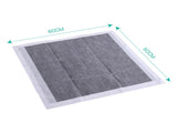 PaWz 200 Pcs 60x60cm Charcoal Pet Puppy DK0109-200