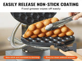 Commercial Waffle Maker, 1400W Egg Pancake Baker Machine, Non-Stick Stainless Steel Egg V952-SYQPHFBJDP1PGYHUZV3