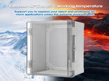Electrical ABS Junction Box IP66 Waterproof Electrical Enclosure with Clear Hinged Cover and V985-ELECTRICALJUNCTIONBOX