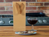 10Pcs Strong Brown Paper Wine Bag for Wine Bottle Carrying with Wear Resistant Design V1370-AZ4-14629