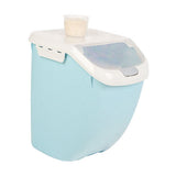 Graintorage Box Waterproof Clamshell Multipurpose Plastic Ricetorage Containers for Kitchen Blue V1294-YM0716-3117220091113