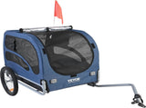 Dog Bike Trailer, Supports up to 45 kg, Pet Cart Bicycle Carrier, Easy Folding Frame with Quick V952-TCSCWZXCTC883T64DV0