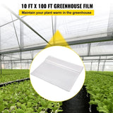 VEVOR Greenhouse Film, 10\' x 100\' Greenhouse Plastic Sheeting, 6 mil Thickness Suncover V952-WSTM101006MILT1ISV0