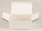 50 Pack of White 5x5x8cm Square Cube Card Gift Box - Folding Packaging Small rectangle/square Boxes V382-50WHBXCUBE5X5X8