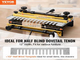 Dovetail Jig, 310 mm Width, Dove Tailing Router Jigs with Router Bit & 1/2 Template, Precise V952-YWJJ12INCHDYO3F2RV0