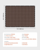 VEVOR 90% Sun Shade Cloth Privacy Screen 305 x 366 cm for Patio Garden V952-JBZGB120FT1810KQ7001V0