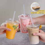 Clear Plastic Cups, Disposable Reusable Tumblers Crystal Clear PET Cups for Birthday Parties, V1370-AZ4-08516