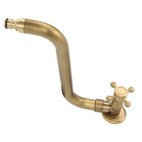 S Spout Antique Wall Mounted Single Cold Anti Freeze Copper Bathroom Basin Kitchen Sink V1294-YM0901-3112230060611