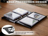 Trading Card Display Riser, Integrated Bending Molding, Raised Edge Guards, for Storing Phone V1369-AZ3-W-12262