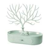 Antlers Jewelry Display Stand with Drawer, Tree and Deer Jewelry Rack Organizer or Ring Earrings V1370-AZ4-07048