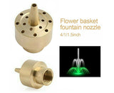 Garden Yard Pond Fountain Water Landscape Brass Nozzle Spray Sprinkler Head-1-1/2inch V1263-JX-980