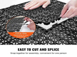 Modular Interlocking Cushion, 50 Pack 30 x 30 cm Splicing Drainage Mats, PVC Interlocking Drainage V952-HZXSJDD1212Y2YO2XV0