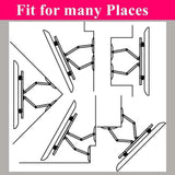 32"-65" Heavy Duty Wall Corner Tv Mount Articulating Premium Swing Arm Bracket V767-U-500A