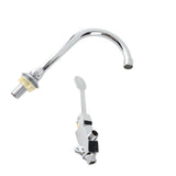Bathroom Basin Faucet Set Medicine Laboratory Foot Pedal Sink Water Tap Kit Accessory V1294-YM0901-3112200051711