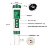 7 In 1 PH Meter TDS/EC/Salt/Temp Water Quality Monitor Tester Pen Pool Aquarium V201-BCZ1117DB8AU