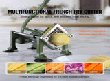 French Fry Cutter, Potato Slicer with 1/2" 3/8" 1/4" Stainless Steel Blades, Manual Potato Cutter V952-SYWSQSTJYJ12FI5HIV0