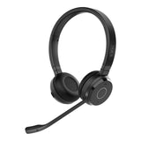 Jabra Evolve 65 TE Link390a UC Stereo Bluetooth Headset, 16-hour battery life, 30-metre wireless V1202-V2-SPJ-E65-TE-S-UC