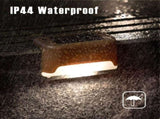 12 Pack Solar Lights Waterproof Solar Powered Lights For Deck, Stairs, Fence, Yard, Patio And V1188-MS-227-2777