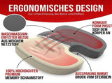 Orthopedic Seat Cushion - Memory Foam Lumbar Support for Office Chair & Car V1263-JX-3597