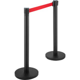 Crowd Control Stanchion, Set of 6 Pieces Stanchion Set, Stanchion Set with 6.6 ft/2 m Red V952-GLZHSHDJTZGX6TVTYV0