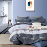 Pani Charcoal Reversible Quilt Cover Set Queen V442-ATX-QUILTCS-300TCPANI-CHARCOAL-QS