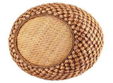 Household JapaneseStyle Round Floor Seats Cushion for Living Room Balcony Tatami Coffee Color V1294-YM0901-3111200110911