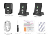 Wireless Doorbell Intercom Rechargeable 1000m/3280ft Long Distance Smart Intercom Doorbells for Home V1294-YM0901-HS7010-B-2