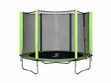 Everfit 6FT Kids Trampoline Round Rebounder with Enclosure Net Green TRAMPO-D-6FT-GN