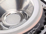 Tea Filter Set Fine Mesh Reusable Stainless Steel Tea Strainer Infuser Funnel for Tea Brewing V1294-YM0901-3118240231311