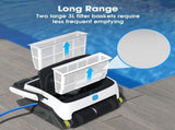 WYBOT Grampus 800 Robotic Pool Cleaner, Automatic Vacuum with Quick Clean, Wall Climbing Capability, V219-POLCLNWY8CCA