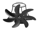 Wood Fan Pipe Fireplace Fan 7 Blades Fan On Chimney Silent Motors Heat Powered Wood V1294-YM0706-3114230124311