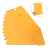 100Pcs Manila Clasp Envelopes Yellow Kraft Paper Letter Size for Business Document Organization V1370-AZ4-08610