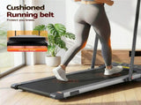 Everfit 2 in 1 Treadmill Electric Walking Pad Under Desk Home Gym Fitness 380mm Grey TMILL-380-PAD-GR