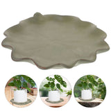 Pot Saucer Round Shape Potted Plants Tray Ceramic Plant Saucer Tray Bonsai Base Flowerpot Drip Plate V1370-AZ4-19573