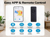 DEVANTI Robot Vacuum and Mop, Self-Empty APP Control 6000Pa LDS Laser 3in1 RVAC-Q20-STA-6K-BK