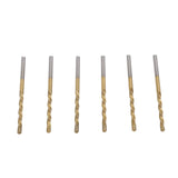 50PCS 1/8 Inch Drill Bits High Speed Steel Spiral Saw Bit Set for Wood and Plastic Cutting Gold V1294-YM0901-3114240123412