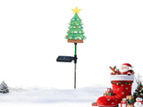 4Pack Outdoor Christmas, Solar-Powered Waterproof LED Stake Sign for Garden, Solar Christmas V1107-CS-FNECN6