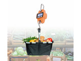 300kg Mini Portable Crane Scale LCD Digital Electronic Hanging Hook Scale Weight Measuring Tool V1263-JX-1458