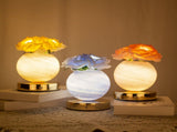 Pink Dreamy Rose Planet Lamp Night Light - Elegant 21cm USB-Charged 3-Color Touch Dimming Decor Gift V888-ELOSUNG21553