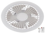 Remote Control Smart Electric Fan with 3 Gears Speed Mini Fan for Home OutdoorWhite V1294-YM0721-3113210031111