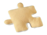 Plush Throw Pillow Ultra Soft Cushion Puzzle Special Shaped for Sofa Bed Window Home Decor Yellow V1294-YM0512-3117220278813