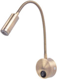 12V RV Boat Wall Lamp Flexible Gooseneck Touch Control Switch LED Reading Light V1188-WSZ-A-2184