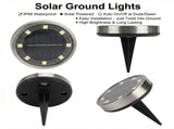30pcs Solar Ground Lights IP68 Waterproof Warm Light High Brightness Auto On/Off Long Lasting V1163-TYN-B-30