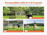 Hockey and Lacrosse Goal Backstop, 12x9 ft Lacrosse Net with Extended Coverage, Quick Easy Setup V952-ZQGQQMTJK1291LY4QV0