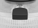 Manual Salad Dehydrator Transparent Plastic Hand Crank Vegetable Washer Dryer Drainer for Kitchen V1294-YM0901-3118250047211
